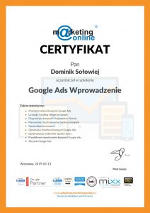 Kampanie reklamowe Google